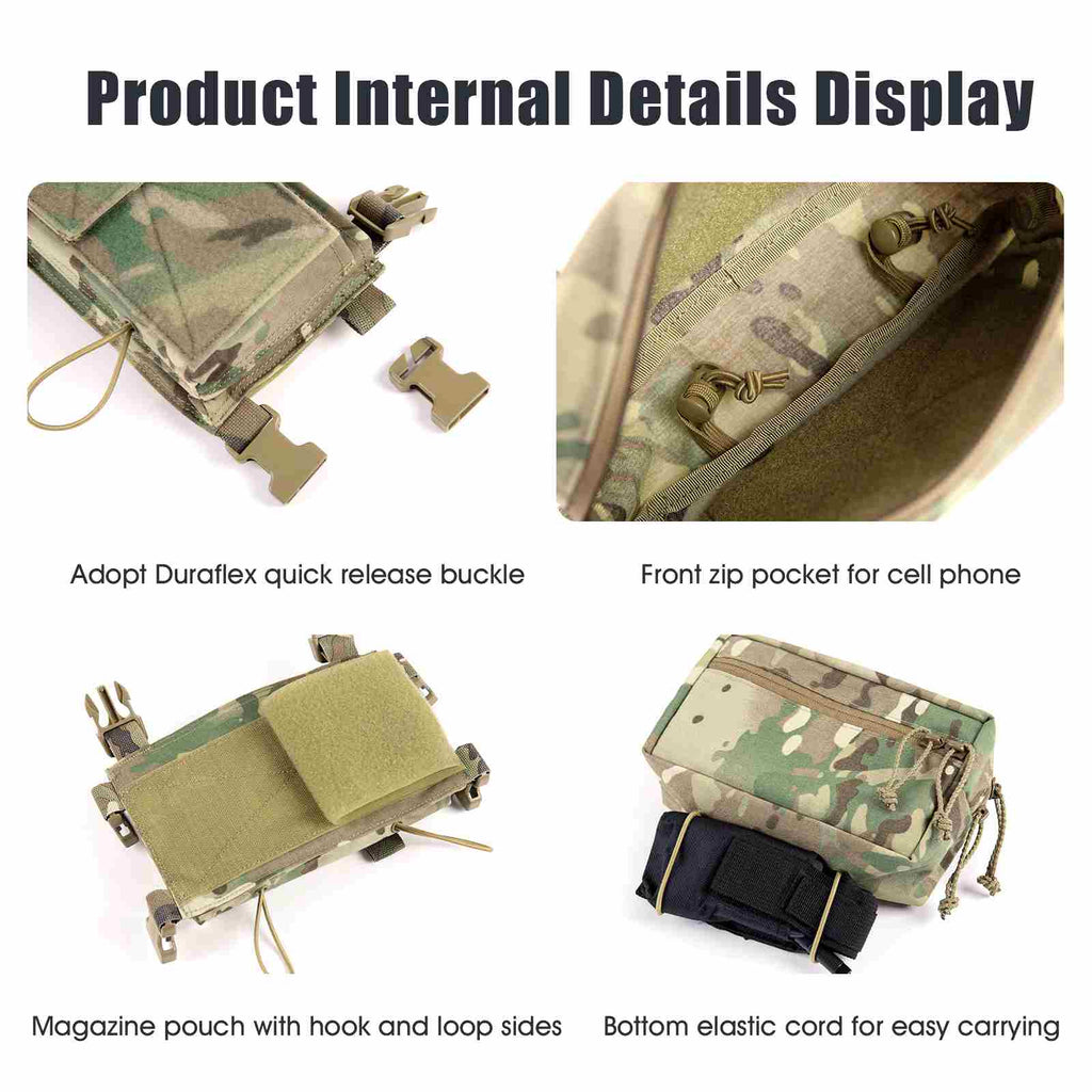 Molle Magazine Pouch Chest Bags Multi-function Tactical Chest Rig