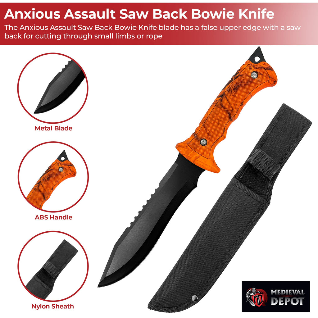 Saw Back Bowie Knife