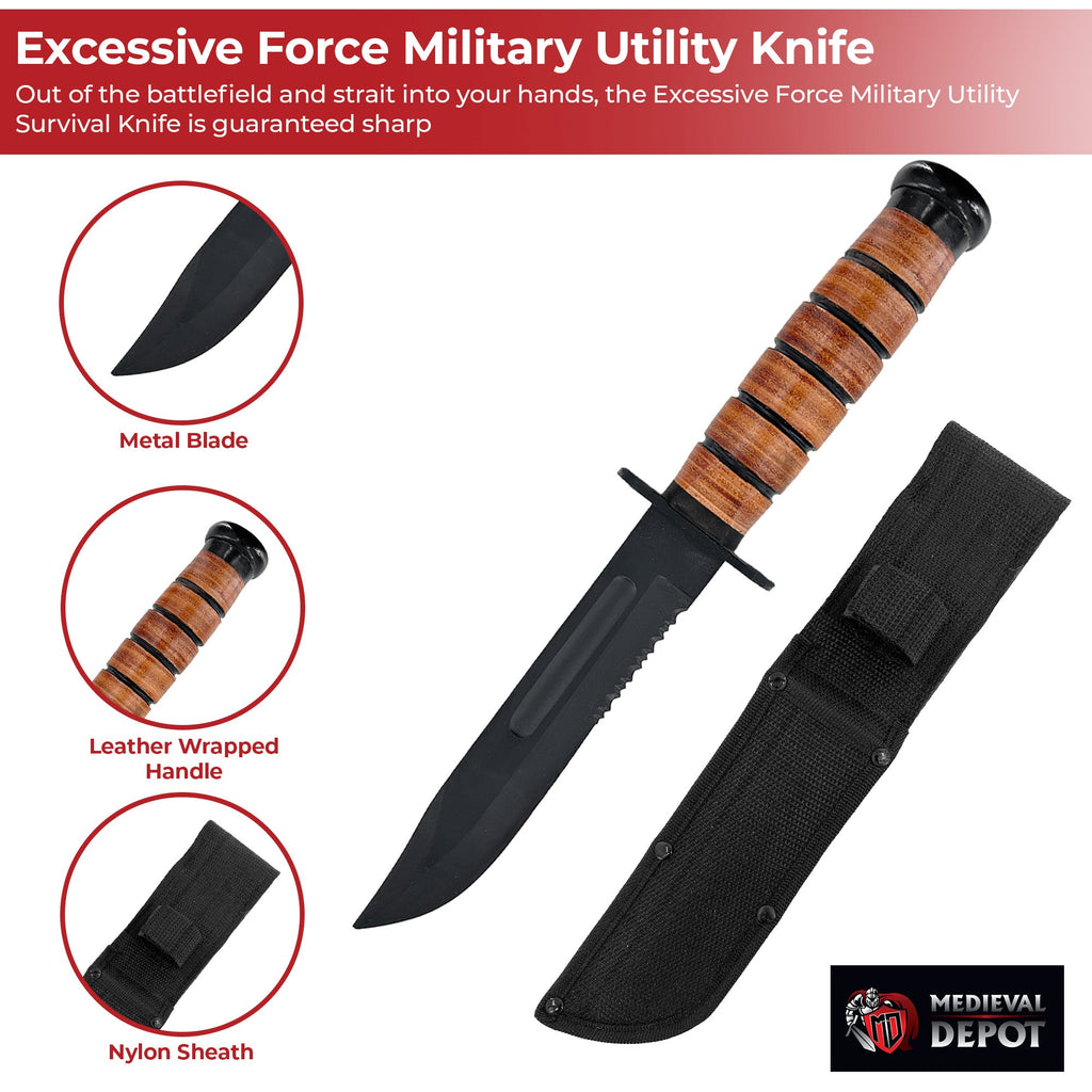 Military Utility Survival Knife
